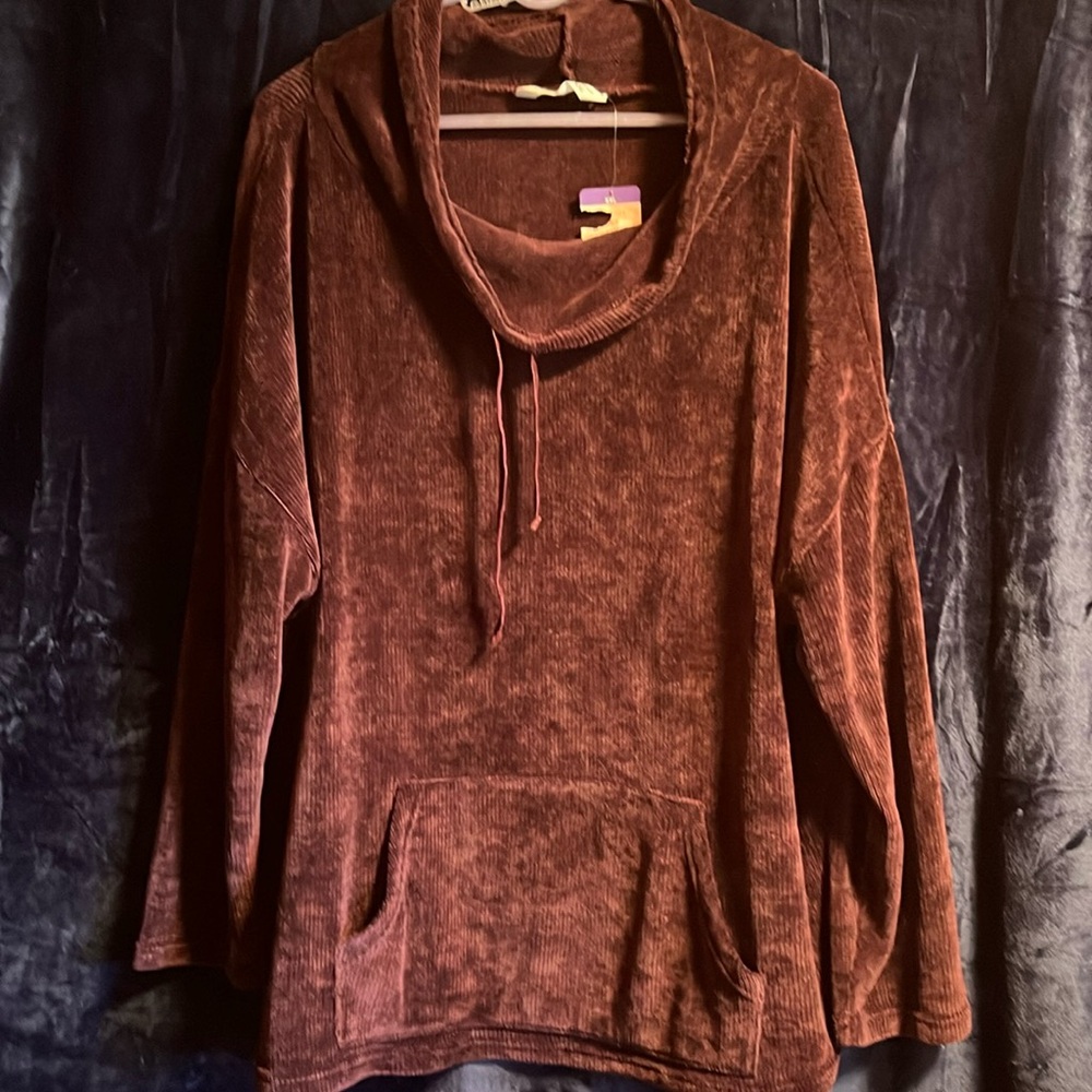 Spring & Mercer women’s cowl neck chenille pullover  sweater